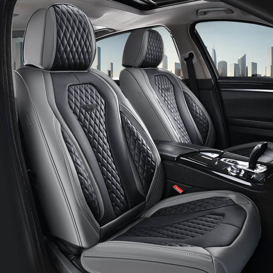 Premium Black & Gray Elite Car Seat Covers – Durable, Stylish Protection Adaptive Fit