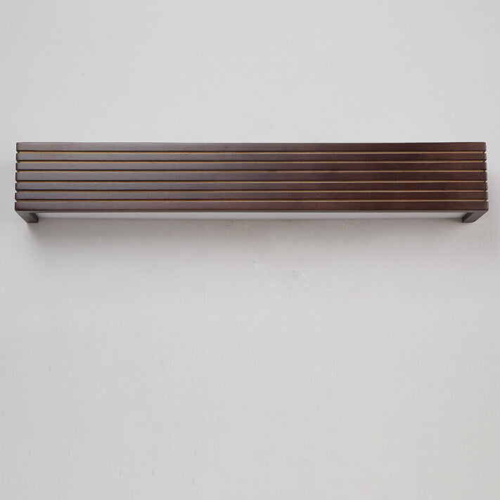 Modern Chinese Walnut Wall Sconce LED Lamp - Stylish Vanity Light Fixture