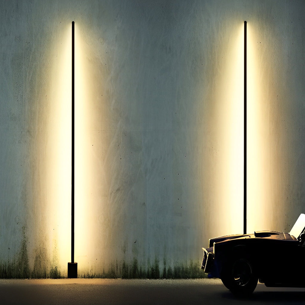 Contemporary Waterproof LED Outdoor Linear Floor Lamp