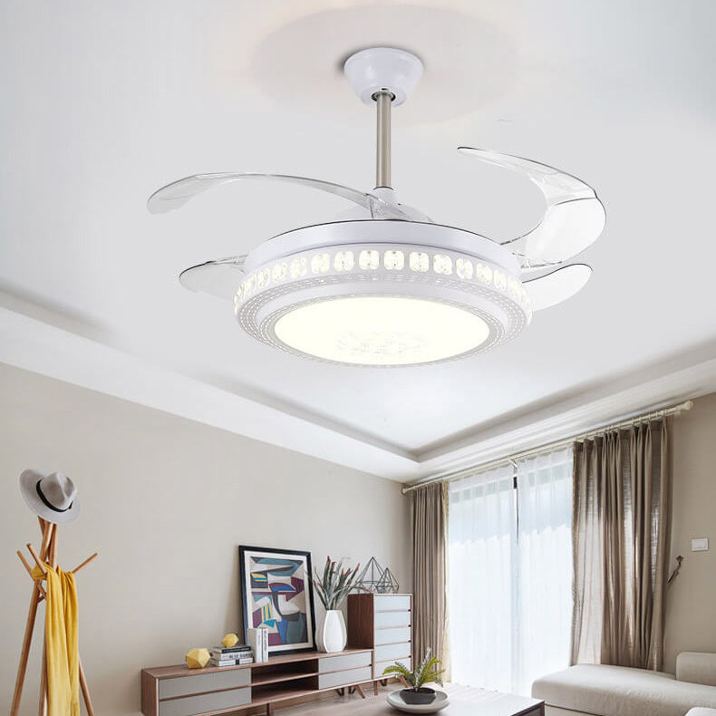 Modern Minimalist Star Piano Design LED Ceiling Fan Light