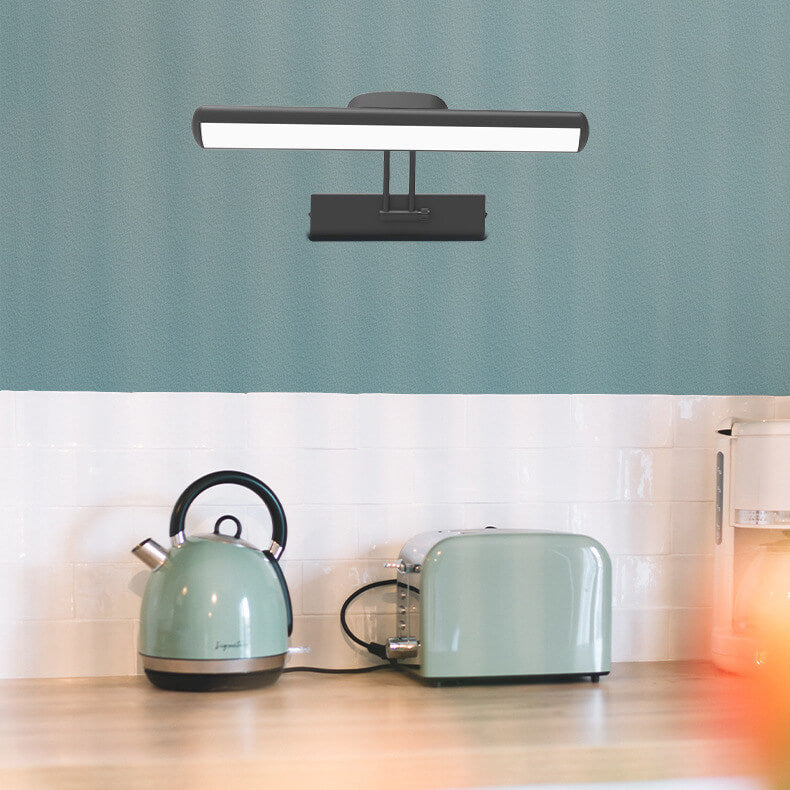 Minimalist Adjustable LED Wall Sconce Bar Light – Multi-Angle Dimmable Vanity Lamp