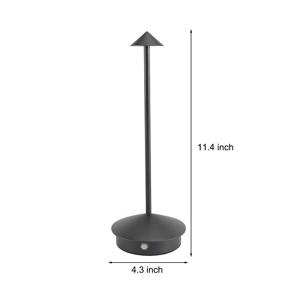Dimmable Mini Triangle LED Table Lamp - Modern Night Light for Home Decor