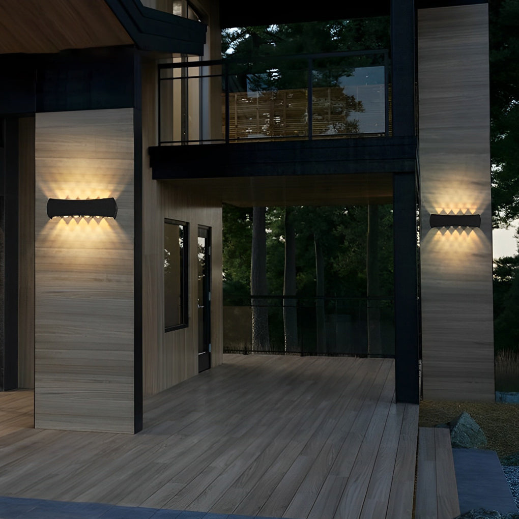Outdoor LED Waterproof Wall Light - Up Down Aluminum Exterior Lighting