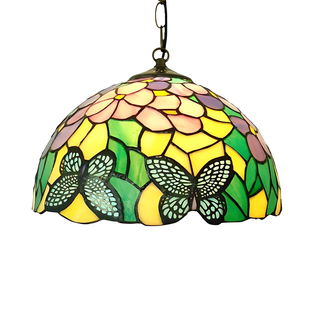 Handmade Baroque Colorful Glass Chandelier Lamp – European Style Lighting Fixture