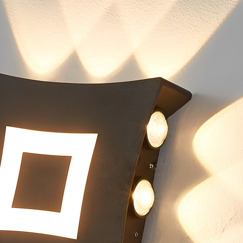 Four Way Wall LED Light Outdoor Waterproof 8W 6W 4W 19W Facade Lighting