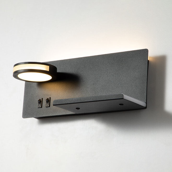 Modern USB Smart LED Wall Sconce Lamp, Flat Design, Reading Light, Energy-Efficient, Minimalist Style, Adjustable Brightness, USB Charging, Home Decor, Indoor Lighting, Contemporary Wall Fixture