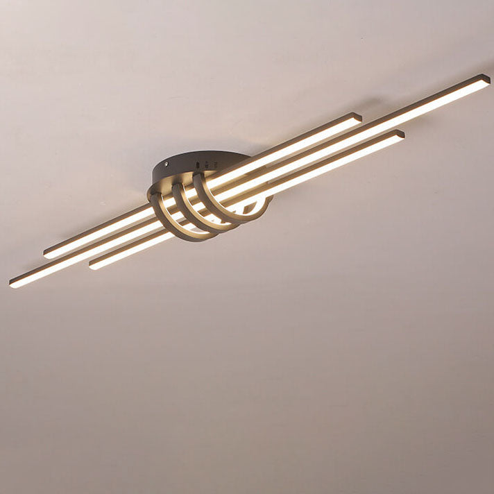 Modern Minimalist LED Flush Mount Light - Sleek Ceiling Fixture for Home Decor, Energy Efficient, Adjustable Brightness, Contemporary Interior Lighting