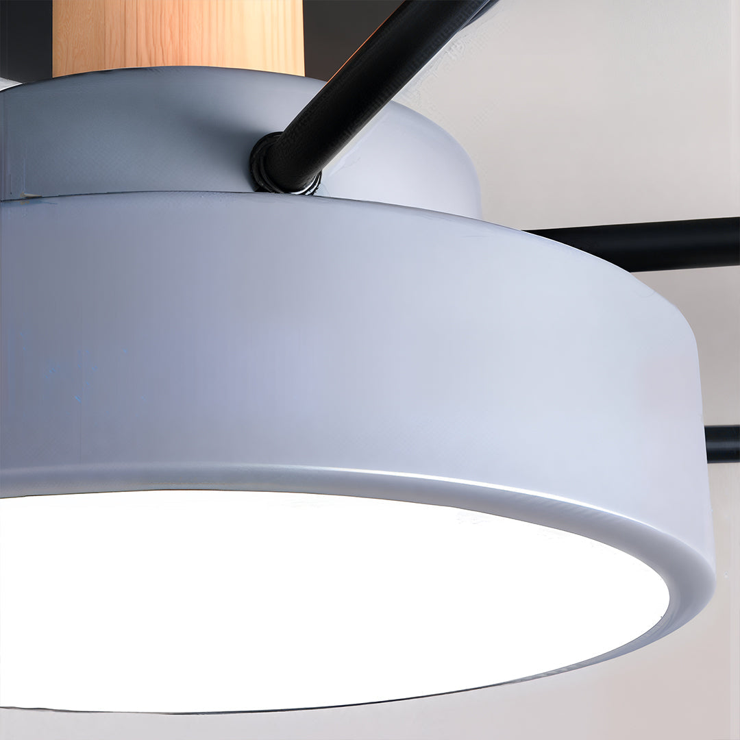Sputnik Artistic Chandeliers for Kids | Metal & Wood Ceiling Lights