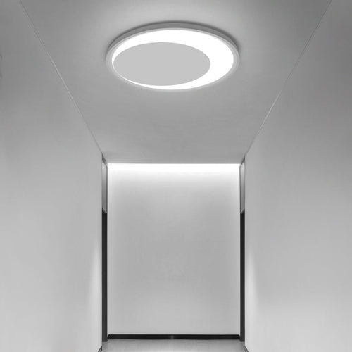 12'' 16'' Round White LED Flush Mount Ceiling Light, Modern Home Lighting