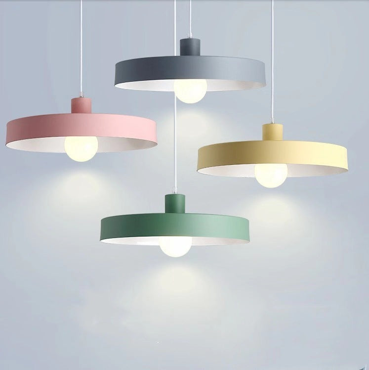 Modern Nordic Macaron 1-Light Pendant Light - Stylish Ceiling Fixture for Contemporary Decor
