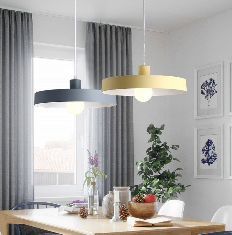 Modern Nordic Macaron 1-Light Pendant Light - Stylish Ceiling Fixture for Contemporary Decor