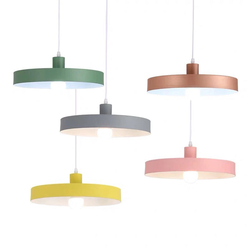 Modern Nordic Macaron 1-Light Pendant Light - Stylish Ceiling Fixture for Contemporary Decor