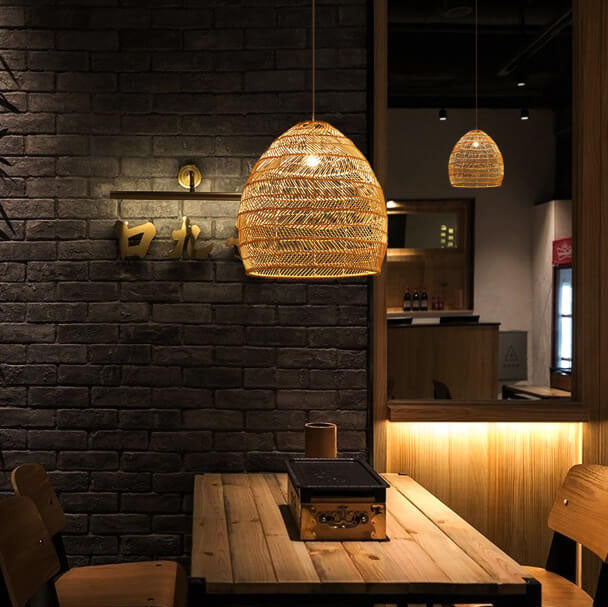 Rattan Weaving Dome Pendant Light - Boho Chic Lighting Fixture  

Elevate your space with this stunning rattan weaving dome pendant light. Perfect for adding a bohemian touch to your home decor, this light fixture seamlessly blends style and functionality