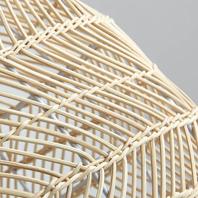 Rattan Weaving Dome Pendant Light - Boho Chic Lighting Fixture  

Elevate your space with this stunning rattan weaving dome pendant light. Perfect for adding a bohemian touch to your home decor, this light fixture seamlessly blends style and functionality