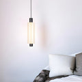 Modern Acrylic Cylinder Pendant Lights - Gold/Black Hanging Lamp