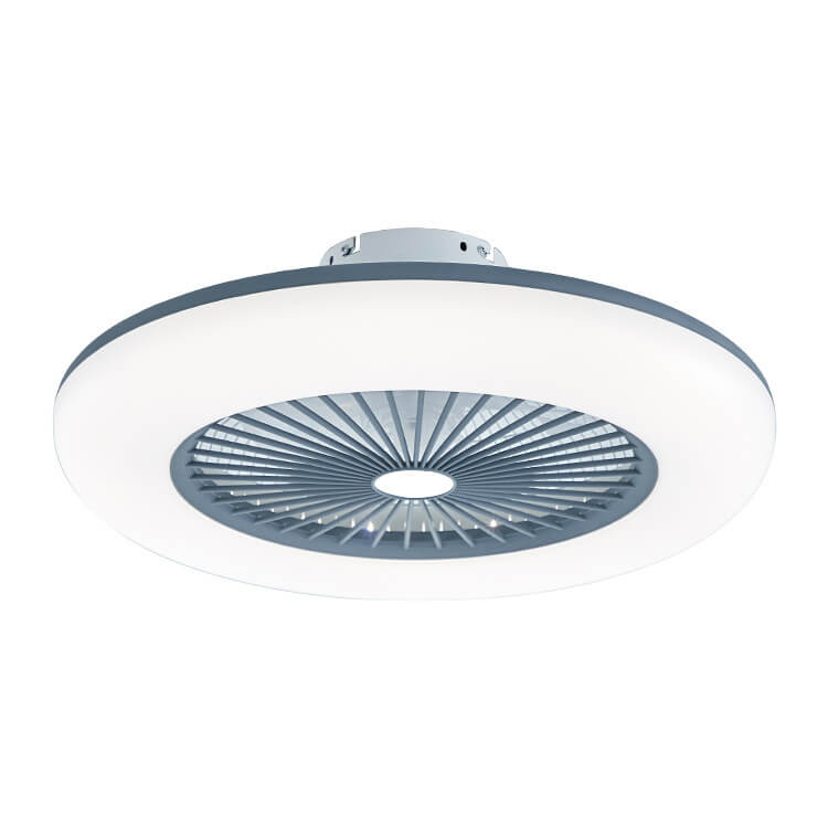 Modern Acrylic Ceiling Fan LED Semi-Flush Mount Lighting