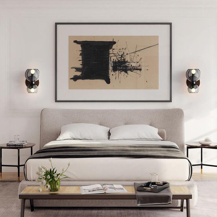 Modern 2-Light Bowl Wall Sconce - Elegant Lighting Fixture for Stylish Decor