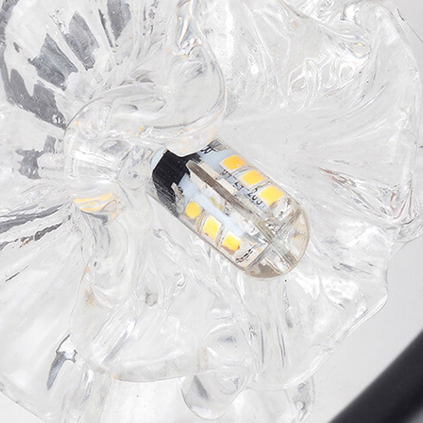 Nordic Creative Plum Blossom LED Semi-Flush Mount Ceiling Light