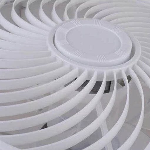 Nordic Simple Round Galaxy Enclosed LED Flush Mount Ceiling Fan Light