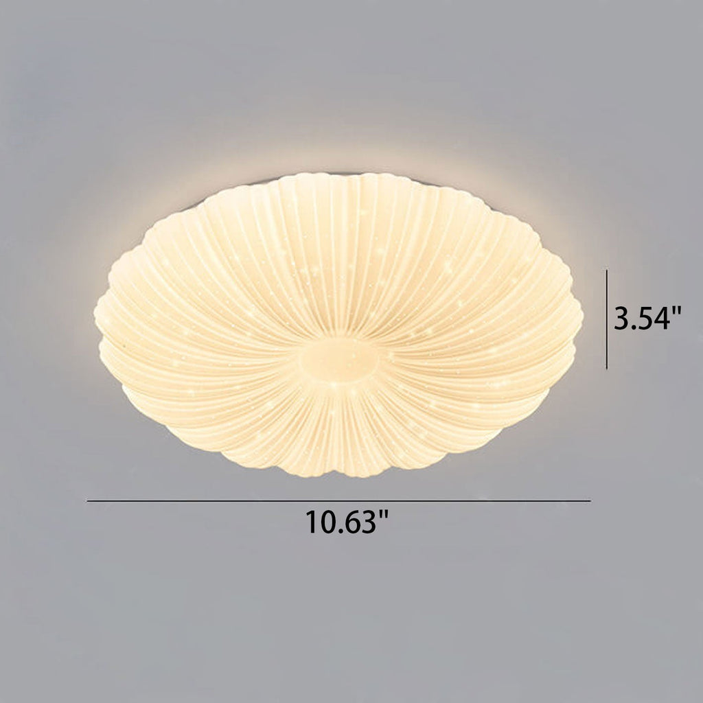 Modern Minimalist Acrylic Round LED Flush Mount Ceiling Light