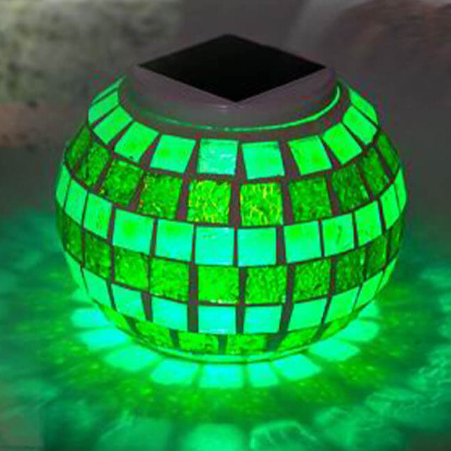 Tiffany Solar Waterproof LED Mosaic Lawn Light - Outdoor Decorative Lighting