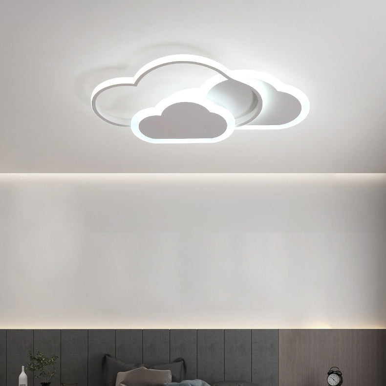 Cartoon Creative Cloud LED Flush Mount Ceiling Light, Modern Kids Room Decor, Colorful Ceiling Lamp, Fun Cartoon Design for Nursery, Energy-Efficient Lighting, Children's Bedroom Lighting Fixture, Playful LED Light for Kids, Unique Flush Mount Ceiling Fix