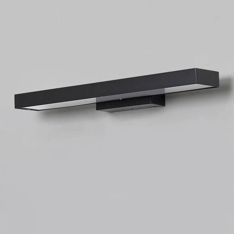 Modern Minimalist Waterproof LED Wall Sconce Lamp - Rectangular Flat Design, Outdoor Sensor Lighting