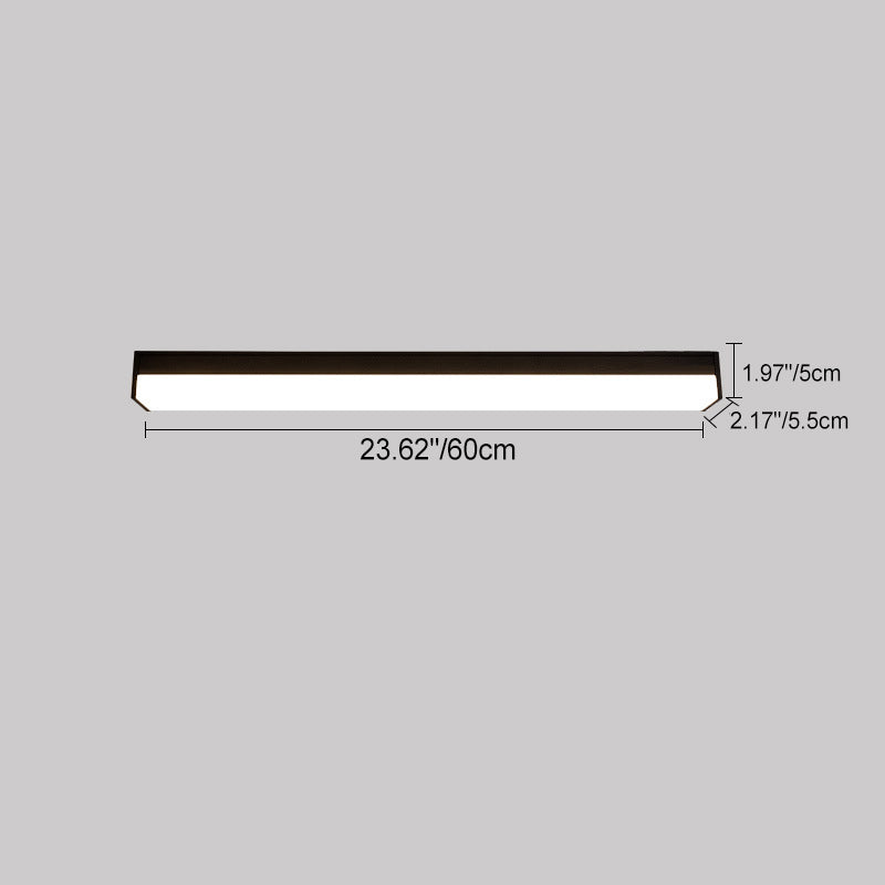 Modern Minimalist Aluminum LED Flush Mount Ceiling Light for Outdoor Patio