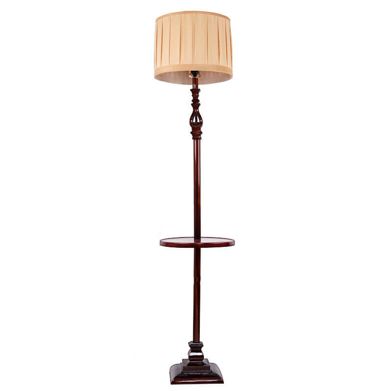 Modern European Retro Pleated Floor Lamp - 1-Light Designer Lighting