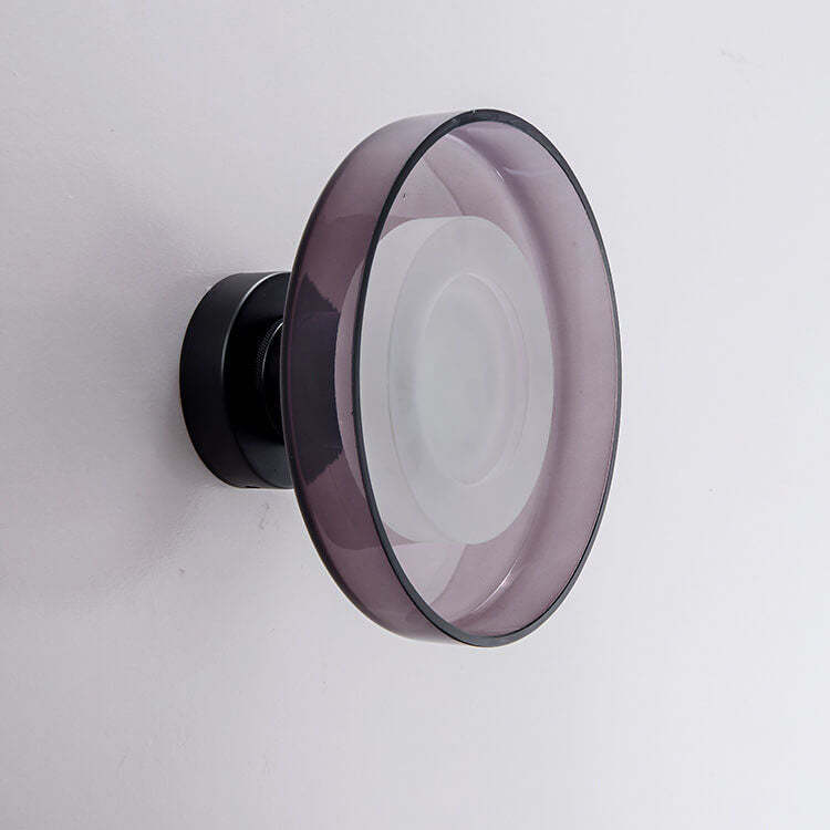 Nordic Vintage Round Glass LED Wall Sconce Lamp