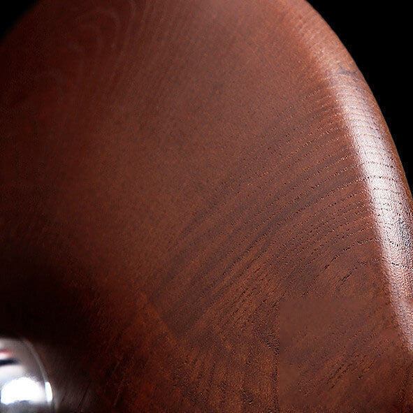 Modern Minimalist Round Wood Wall Sconce Lamp - 1-Light Design, Rustic Home Lighting, Elegant Fixture for Living Room, Bedroom, and Hallway