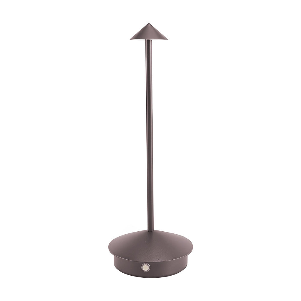 Dimmable Mini Triangle LED Table Lamp - Modern Night Light for Home Decor