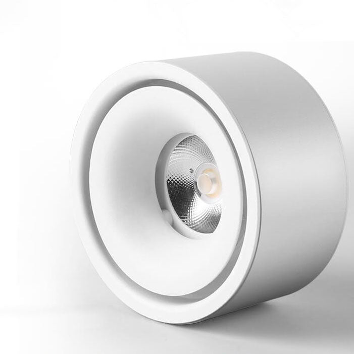 Modern Minimalist Round Aluminium Rotatable Folding LED Wall Sconce for Living Room & Bedroom