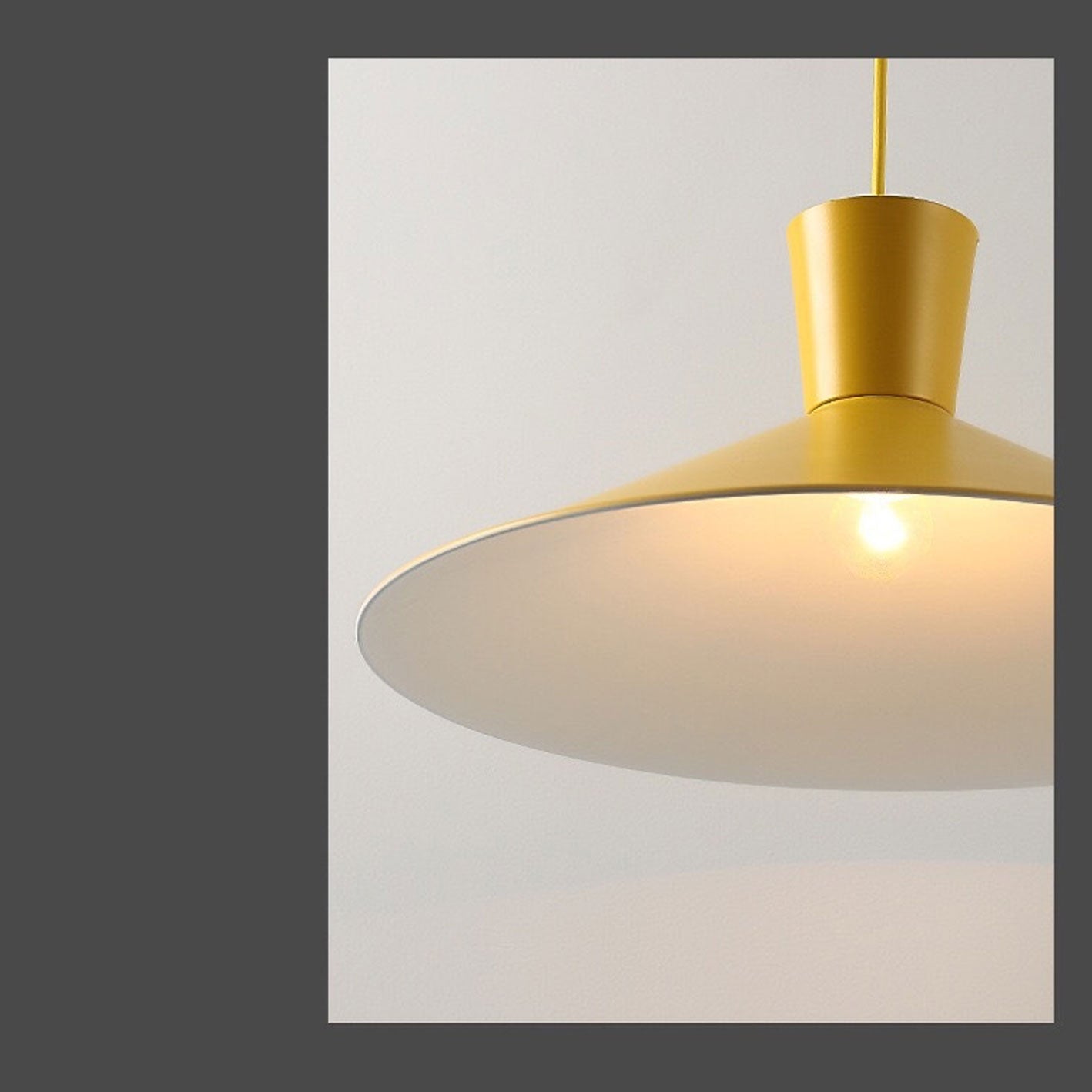 Nordic Minimalist Macaron 1-Light Pendant Light – Modern Solid Color Design