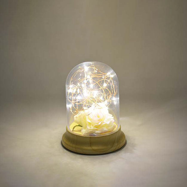 Contemporary ABS PC Fire Tree Night Light USB LED Table Lamp for Bedroom, Decorative 3D LED Lamp, Modern Bedside Nightlight, USB Rechargeable Lights, Atmosphere Lamp for Home Decor, Stylish Nightlight for Kids and Adults, Unique Gift Idea
