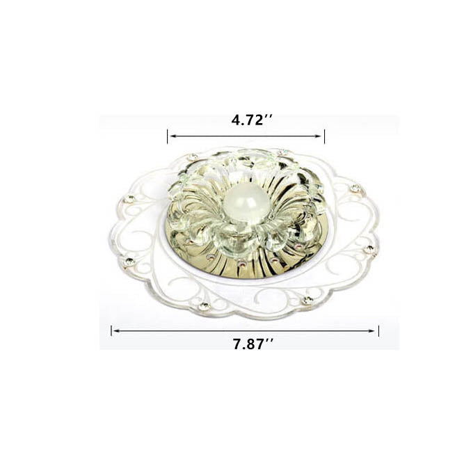 Modern Round LED Flower Flush Mount Ceiling Light - Stylish Lighting Fixture for Home Décor
