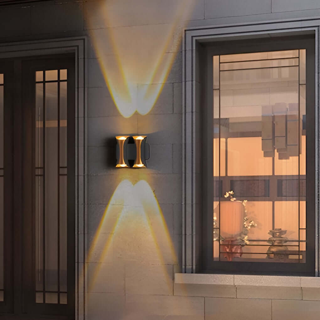 Waterproof Modern LED Up and Down Outdoor Wall Sconce Lighting