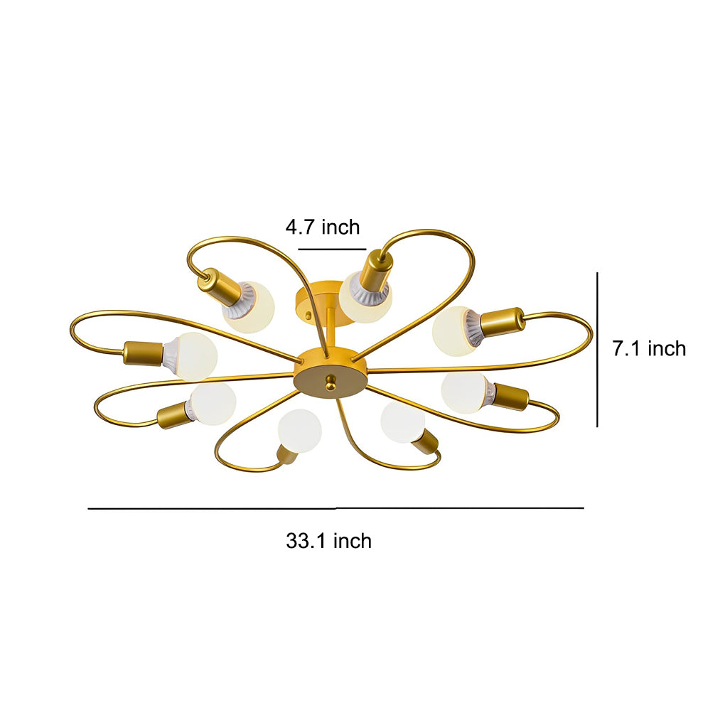 Simple Iron Flower Nordic Ceiling Light Fixture  

Enhance your Nordic bedroom with this elegant simple iron flower ceiling light fixture. Perfect for creating a cozy atmosphere, this modern lighting solution combines functionality and style. Ideal for mi