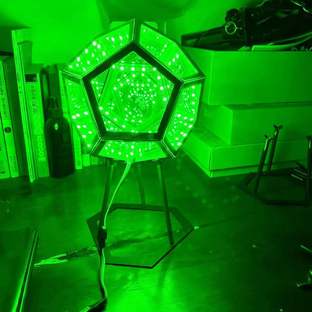Infinity Dodecahedron LED Night Light Art Lamp for Home Décor