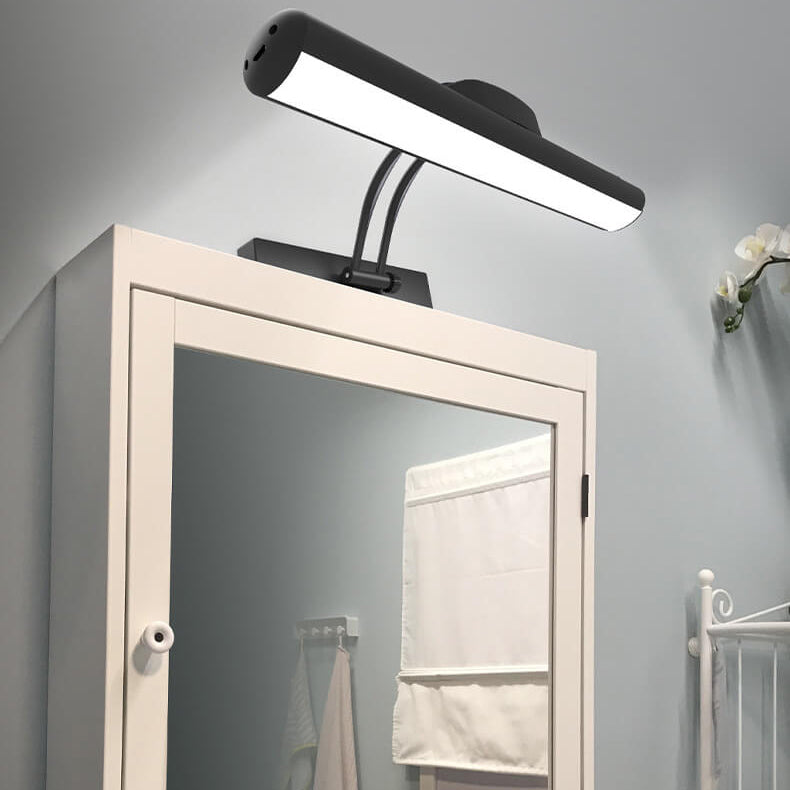 Minimalist Adjustable LED Wall Sconce Bar Light – Multi-Angle Dimmable Vanity Lamp