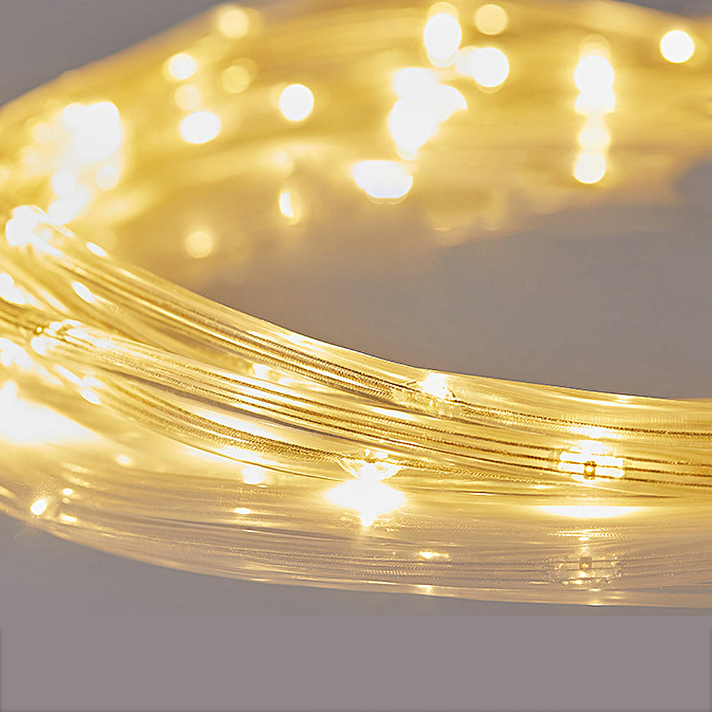 Flexible Waterproof Starry Solar LED Strip Lights for Outdoor Use