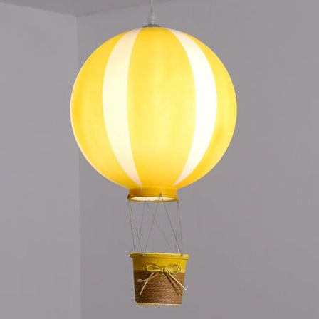 Scandinavian Modern Hot Air Balloon Pendant Light - Iron Acrylic 1-Light Decor