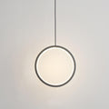 Minimalist Circle LED Metal Pendant Light - Modern Ceiling Fixture