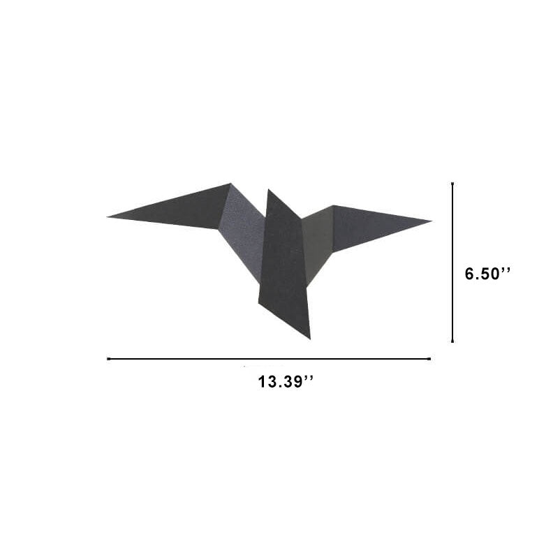 Modern Bird Metal LED Wall Sconce - Creative Flying Design, 1-Light Fixture for Home Decor, Stylish Wall Lighting
