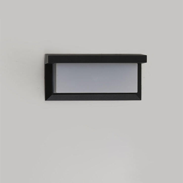 Modern Rectangular LED Outdoor Wall Sconce Waterproof Lamp