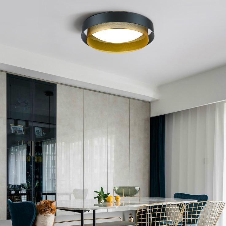 Nordic Minimalist Flush Mount Ceiling Lamp - Post-Modern Design, LED Lighting, Modern Home Decor, Scandinavian Style, Energy Efficient, Ceiling Fixture