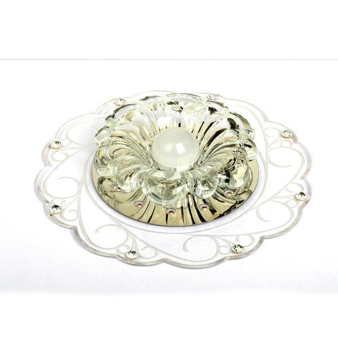 Modern Round LED Flower Flush Mount Ceiling Light - Stylish Lighting Fixture for Home Décor