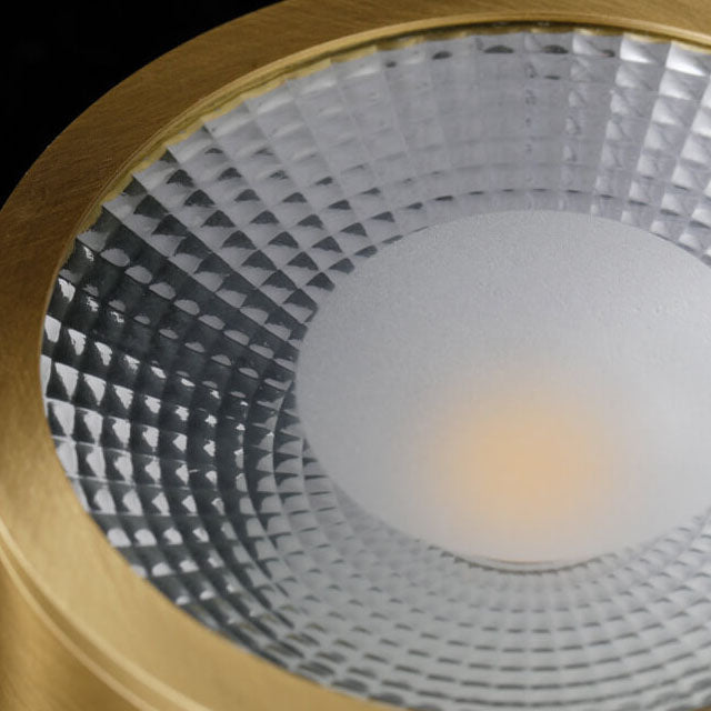 Modern Copper Ultra-thin LED Flush Mount Light for Hallway