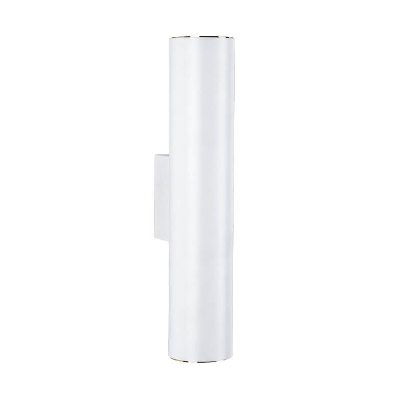 Modern Minimalist Round Aluminum 2-Light Wall Sconce for Bedroom