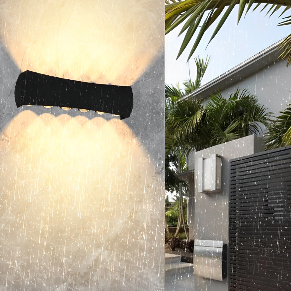 Outdoor LED Waterproof Wall Light - Up Down Aluminum Exterior Lighting